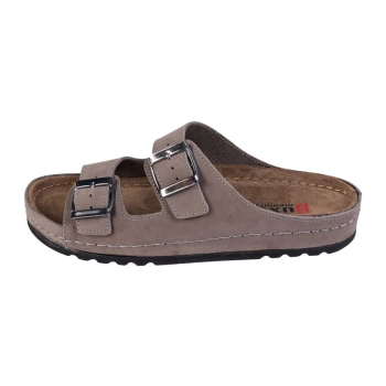 Skórzane klapki medyczne memory białe roz. 36 – klapki medyczne – obuwie medyczne - dodatkowe zdjęcie